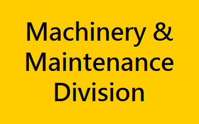 Machinery & Maintenance Division Jobs