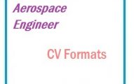 Aerospace Engineer CV Formats