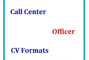 Call Center Officer CV Formats