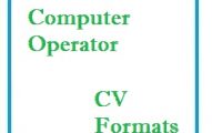 Computer Administrator CV Formats
