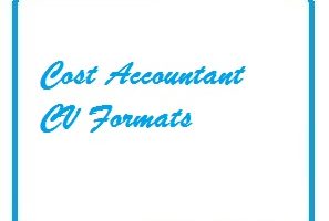 Cost Accountant CV Formats