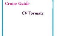 Cruise Guide CV Formats