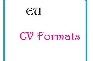 EU CV Formats
