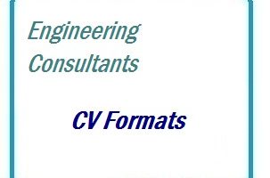 Engineering Consultants CV Formats