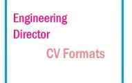 Engineering Director CV Formats