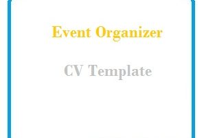 Event Organizer CV Template