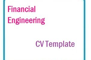 Financial Engineering CV Template