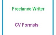 Freelance Writer CV Formats