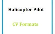 Helicopter Pilot CV Formats