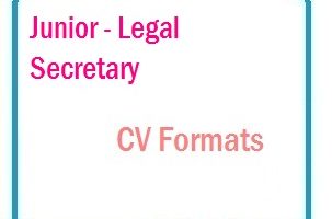 Junior-legal secretary CV Formats