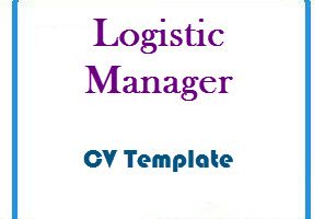 Logistic Manager CV Template