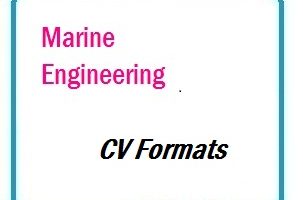 Marine Engineering CV Formats