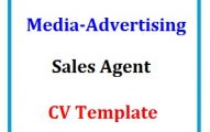 Media/Advertising Sales Agent CV Formats
