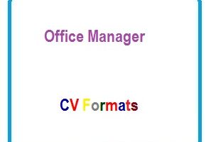 Office Manager CV Formats