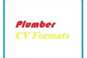 Plumber CV Formats