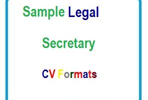 Sample legal CV Formats