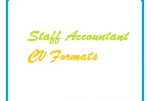Staff Accountant CV Formats