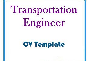 Transportation Engineer CV Template