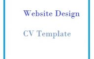 Website Design CV Template
