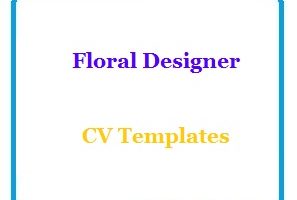 Floral Designer CV Templates