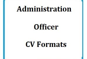 Administration Officer CV Formats