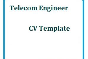 Telecom Engineer Cv Template