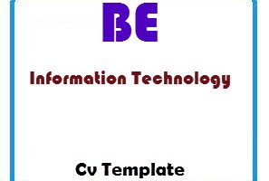 BE Information Technology CV Template