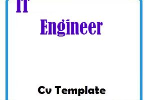 IT Engineer CV Template