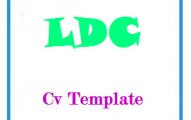 LDC CV Template