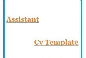 Assistant Cv Template