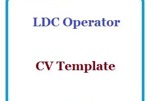 LDC Operator CV Template
