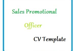 Sales Promotional Officer CV Template