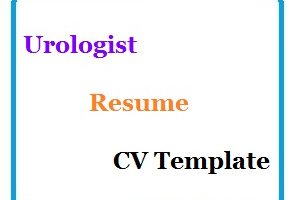 Urologist Resume CV Template