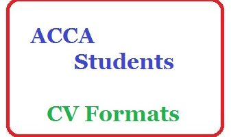 ACCA Students CV Templates