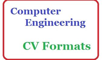 Computer Engineering CV Formats