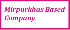 Mirpurkhas Based Company Jobs