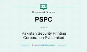 Pakistan Security Printing Corporation Private Limited Jobs