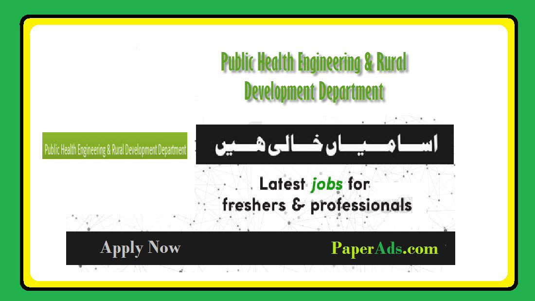 Public Health Engineering & Rural Development Department 