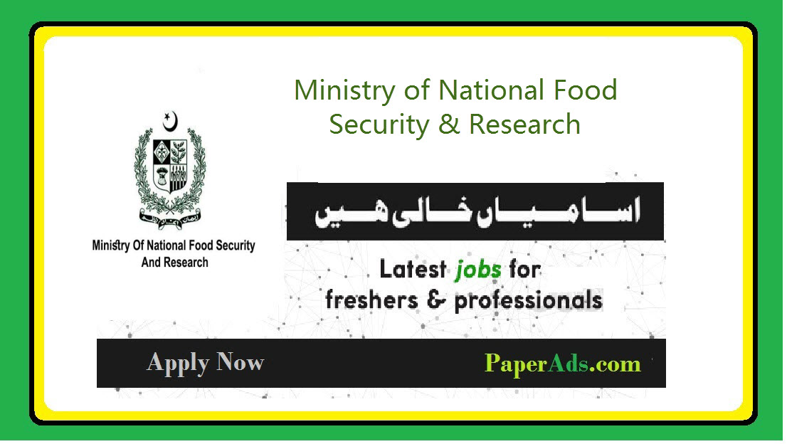 Ministry of National Food Security & Research 