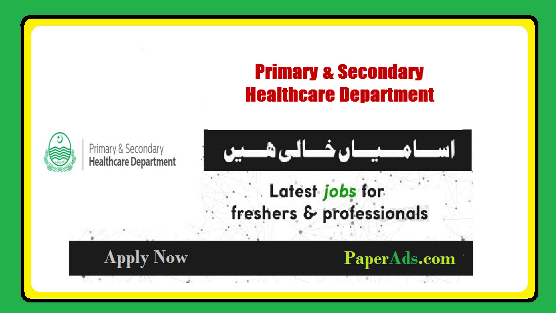 Primary & Secondary Healthcare Department 